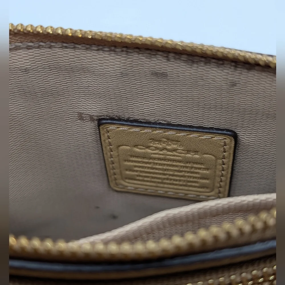 Coach pebbled leather
